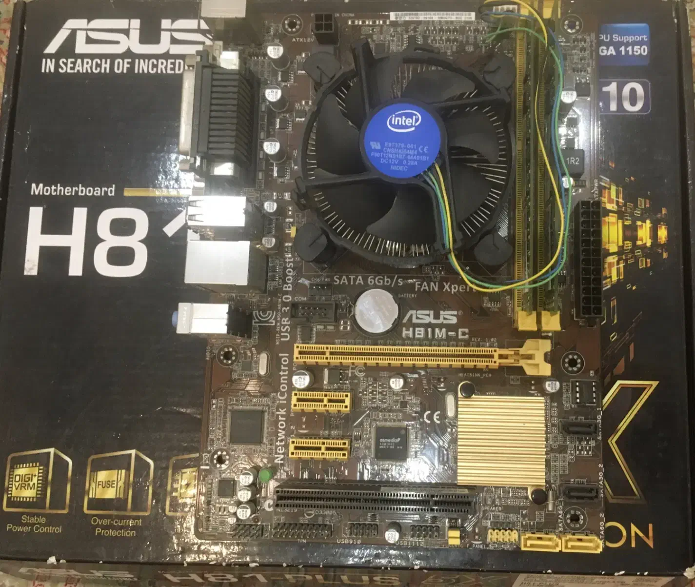 باندل نسل چهار H81M-C|قطعات و لوازم جانبی رایانه|بوشهر, |دیوار