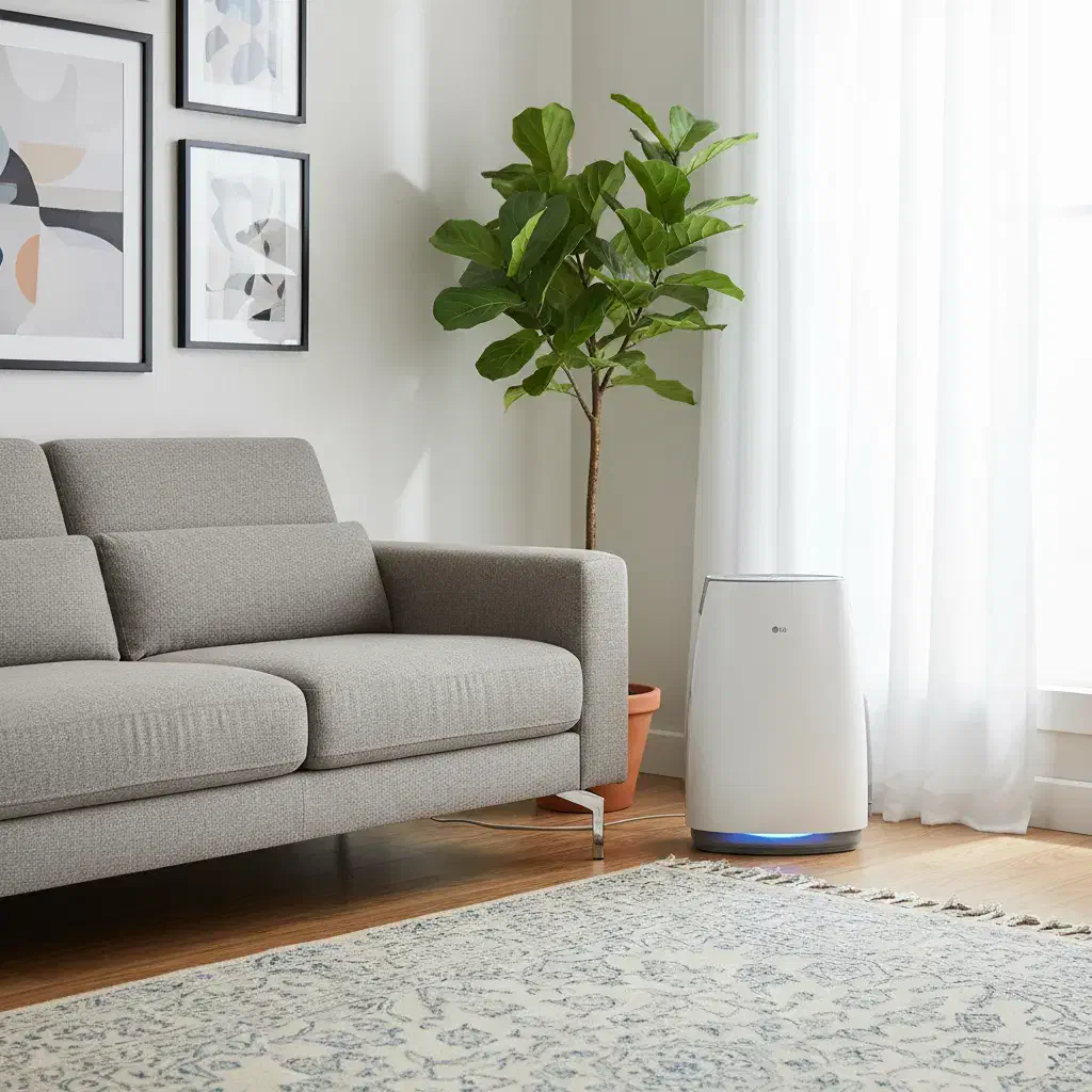 دستگاه تصفیه هوا ال جی|پنکه و تصفیهکنندهٔ هوا|تهران, آجودانیه|دیوار