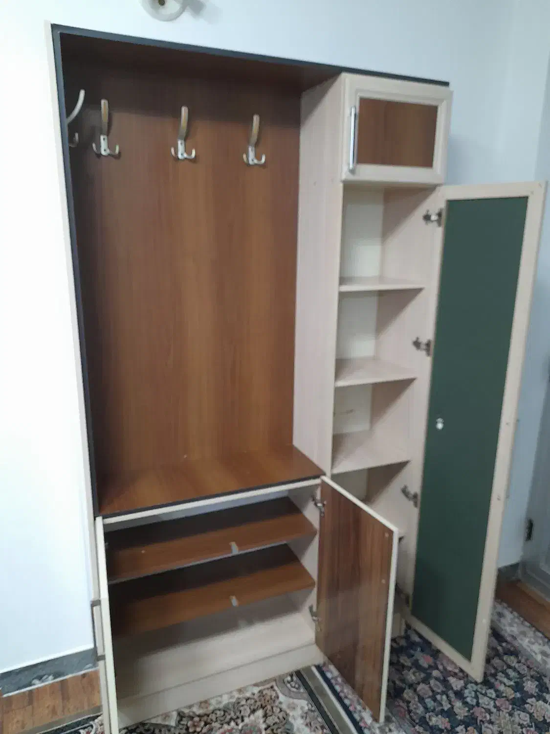 جاکفشی-جالباسی|جاکفشی، کمد، دراور|آستانه اشرفیه, |دیوار