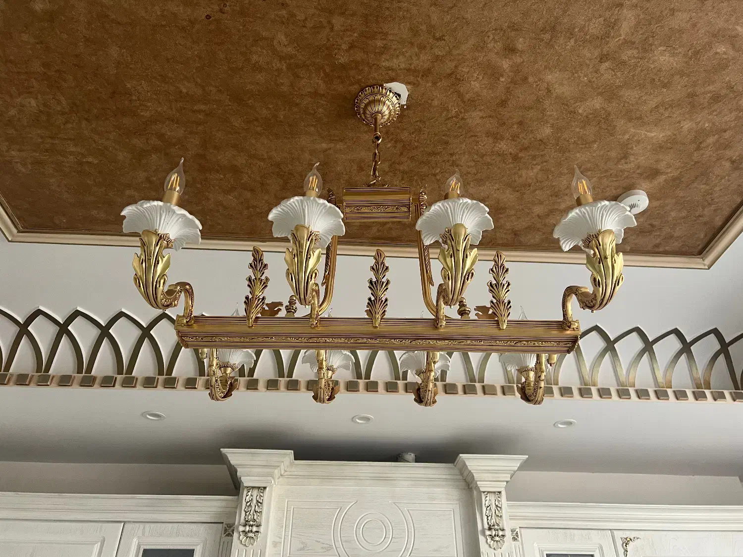 لوستر جنس برنج درجه یک|لوستر و چراغ آویز|مشهد, فرهنگ|دیوار