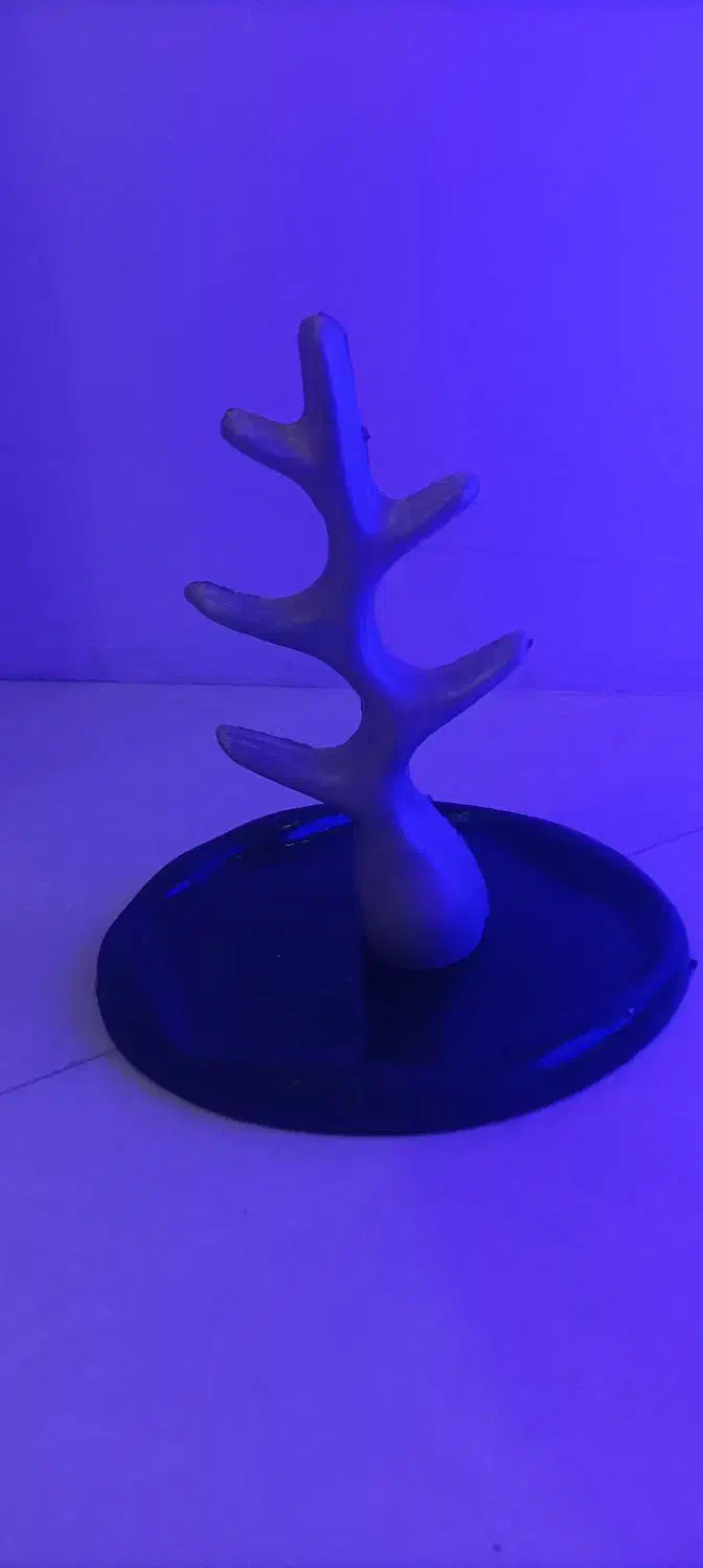 ست متفکر سینی دفرمه و استند شاخه جا جواهری|صنایع دستی و سایر لوازم تزئینی|مشهد, ایثارگران|دیوار