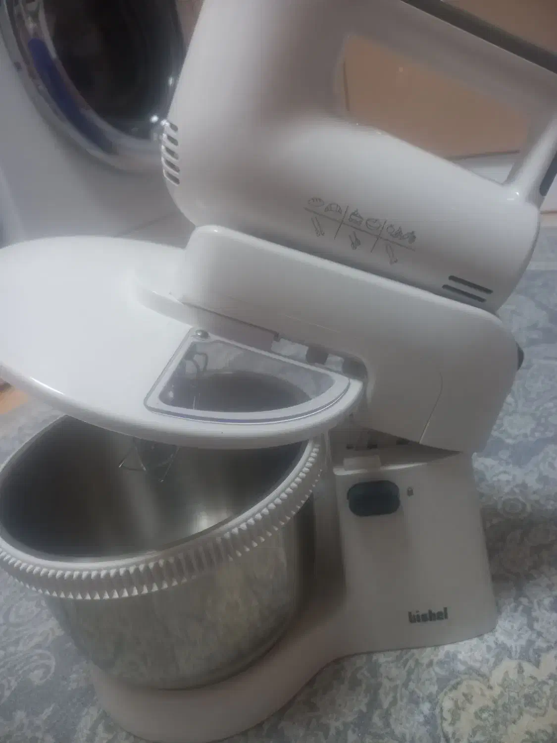 هم زن کاسه دار نو نو|خردکن، آسیاب، غذاساز|مشکیندشت, |دیوار