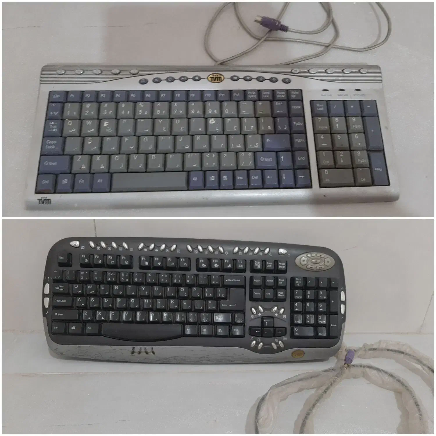 دوعدد کیبورد|قطعات و لوازم جانبی رایانه|دورود, |دیوار