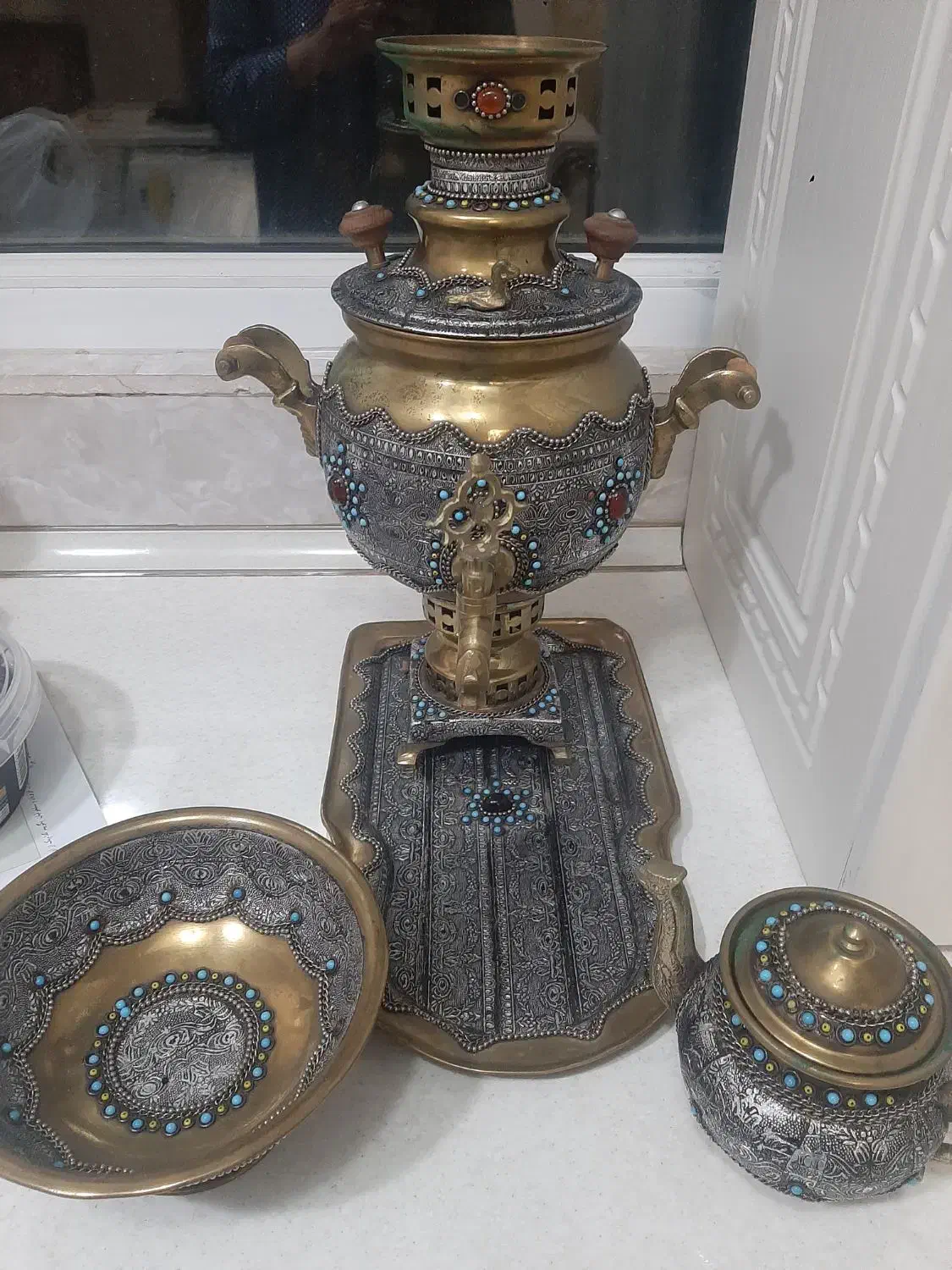 سماور قدیمی|سماور، چای‌ساز، قهوه‌ساز|فردیس, شهرک شهید حسینی|دیوار