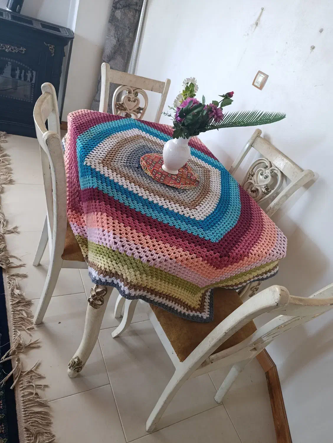 میز ناهارخوری 4نفره|میز و صندلی غذاخوری|چالوس, |دیوار