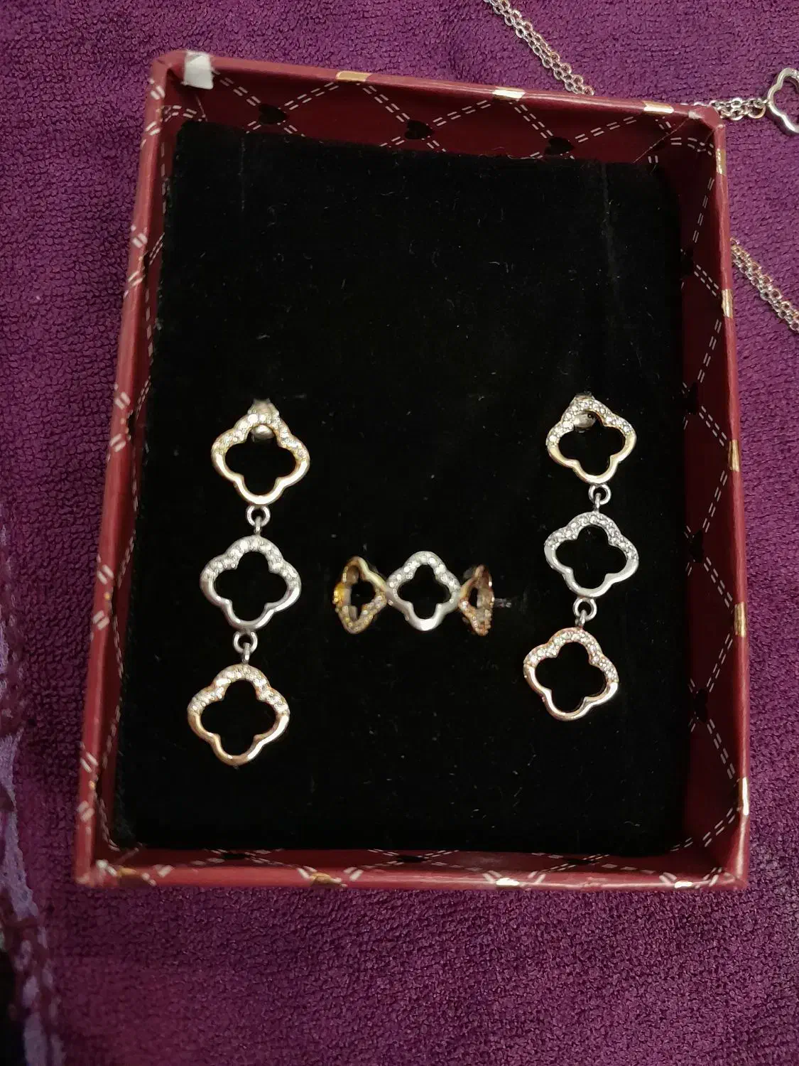 سرویس نقره ایتالیایی زنجیر پلاک|جواهرات|ری, هاشم‌آباد|دیوار