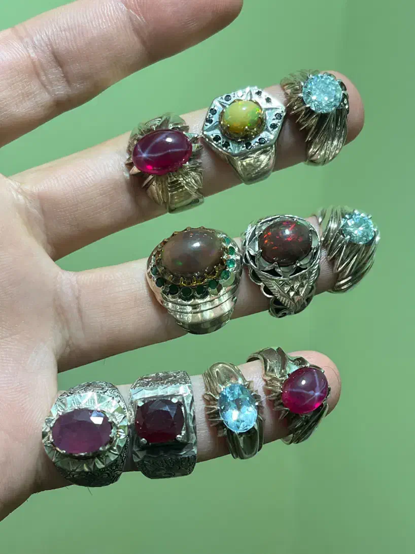 انگشتر نقره با سنگ اصل و معدنی|جواهرات|دزفول, |دیوار