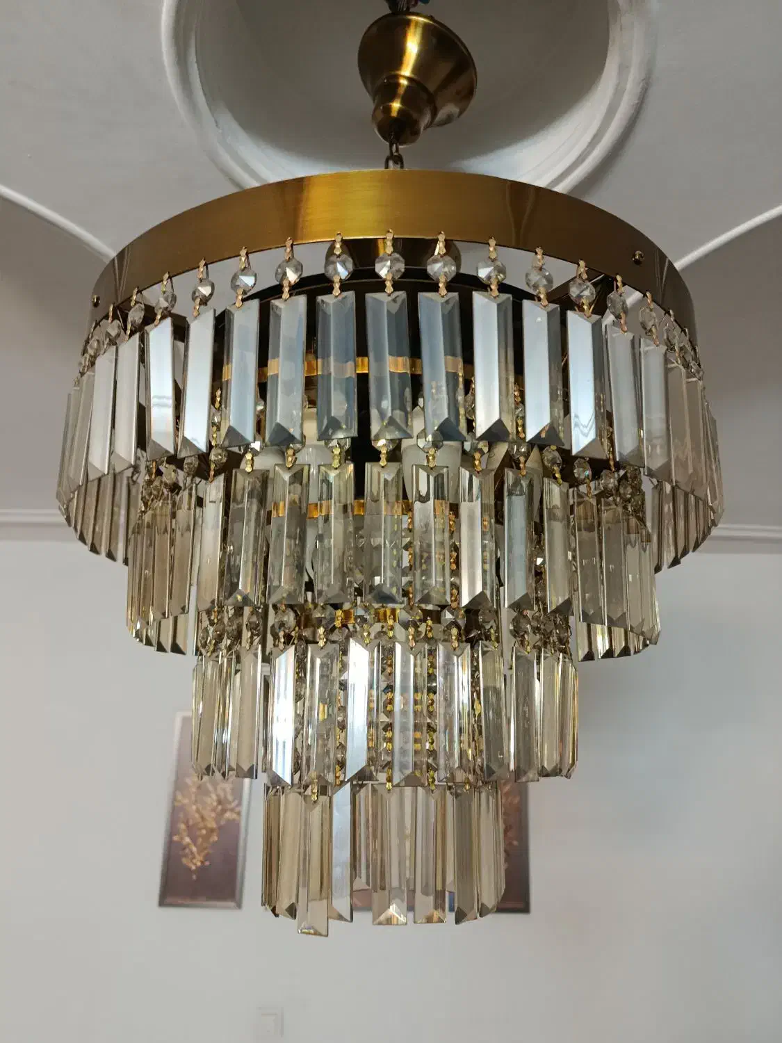 لوستر کاردی شامپاینی|لوستر و چراغ آویز|ری, اقدسیه|دیوار