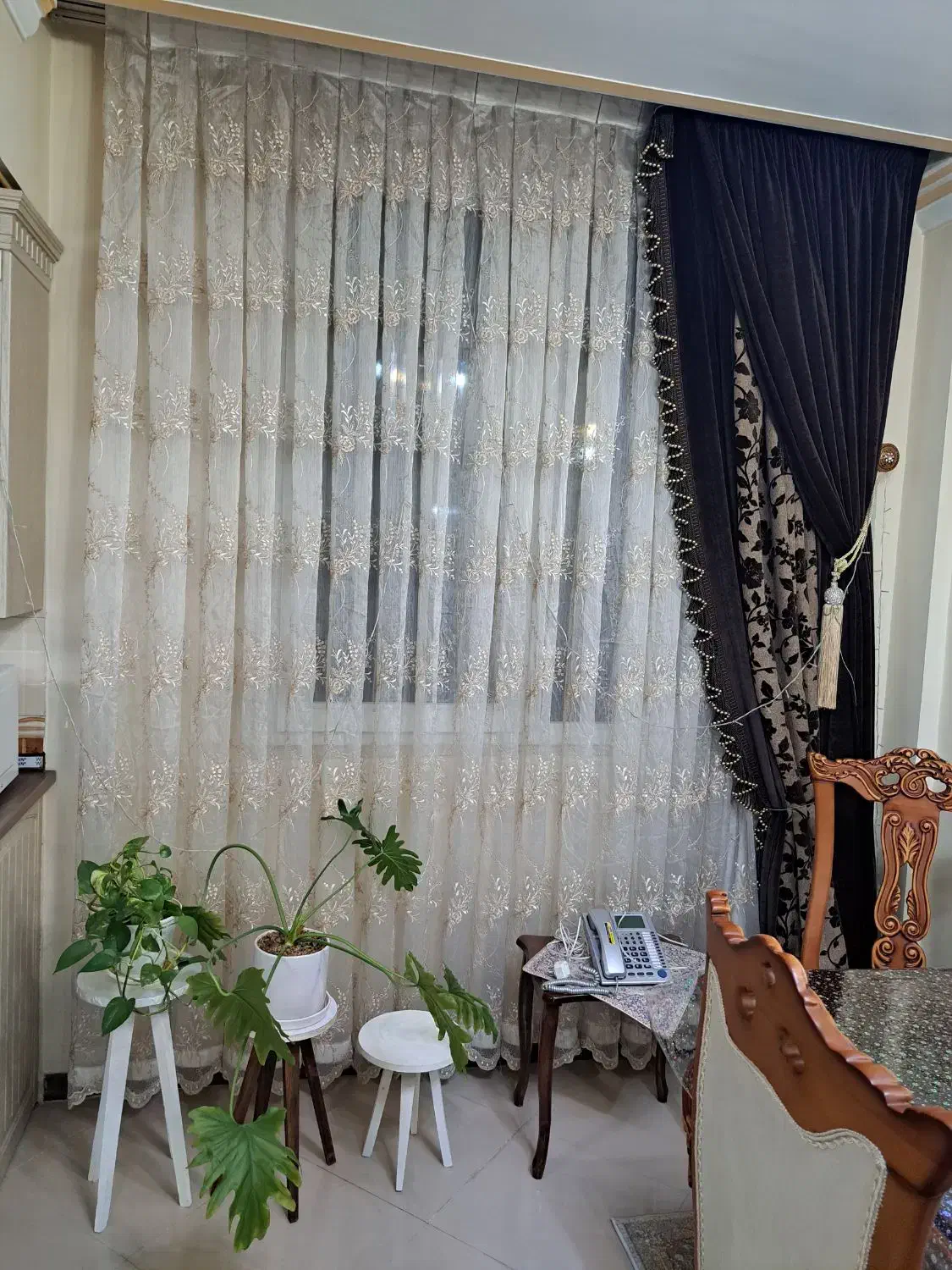 پرده در ابعاد ۲و نیم در ۲ و ۷۰|پرده، رانر، رومیزی|تهران, تهرانپارس غربی|دیوار