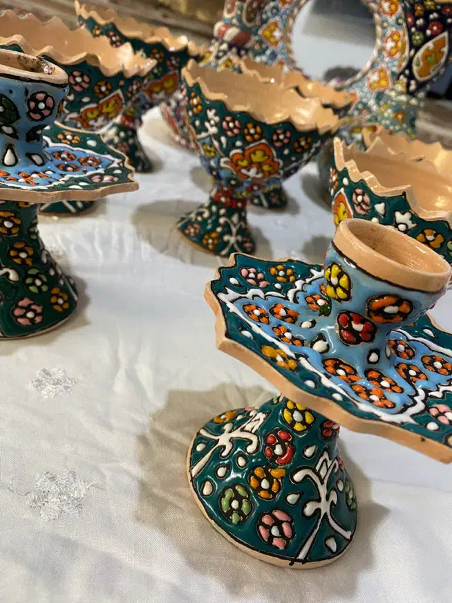 هفت سین میناکاری|صنایع دستی و سایر لوازم تزئینی|قم, شاه ابراهیم|دیوار