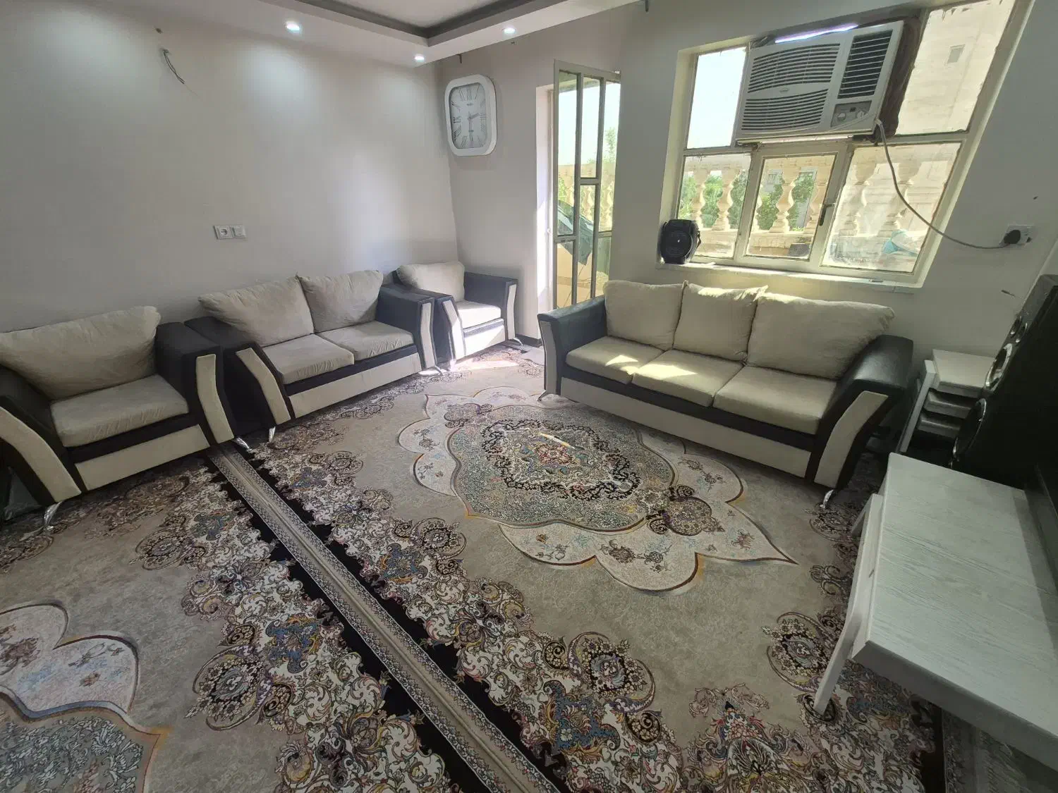 مبــل ۷نفره جنس سوییت نو|مبلمان خانگی و میز عسلی|اهواز, سپیدار|دیوار