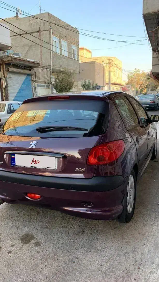 ۲۰۶تیپ۳مدل۹۵|خودرو سواری و وانت|باغستان, |دیوار