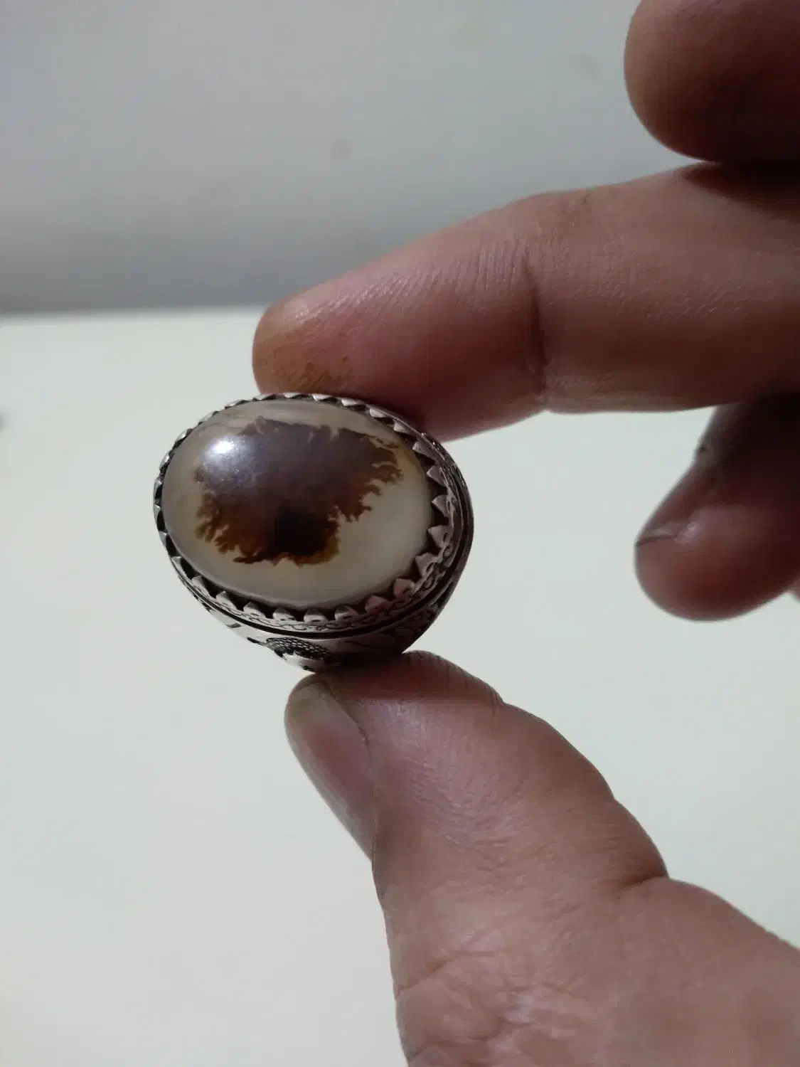 لوازم شخصی انگشتر نقره شجر کار دست استاد طالها|جواهرات|اندیمشک, |دیوار