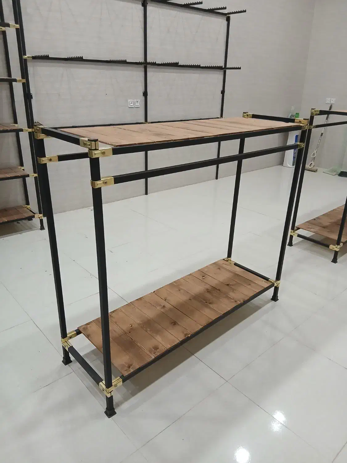 ساخت قفسه شلف رگال پروفیل بست چوب روسی (عبدی)|فروشگاه و مغازه|هشتگرد, هشتگرد قدیم|دیوار