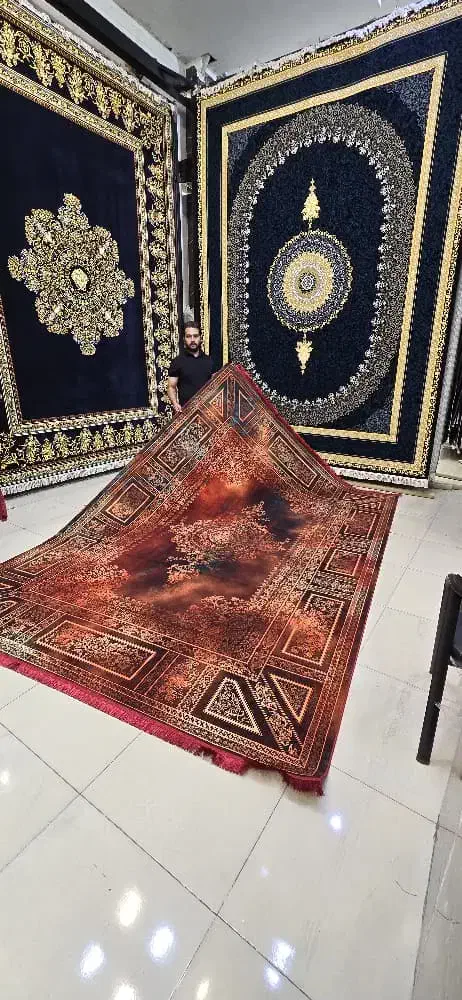 فرش//نـقـشهـایـی از دل، بـافـتـه بر تـار و پود»|فرش|سوسنگرد, |دیوار