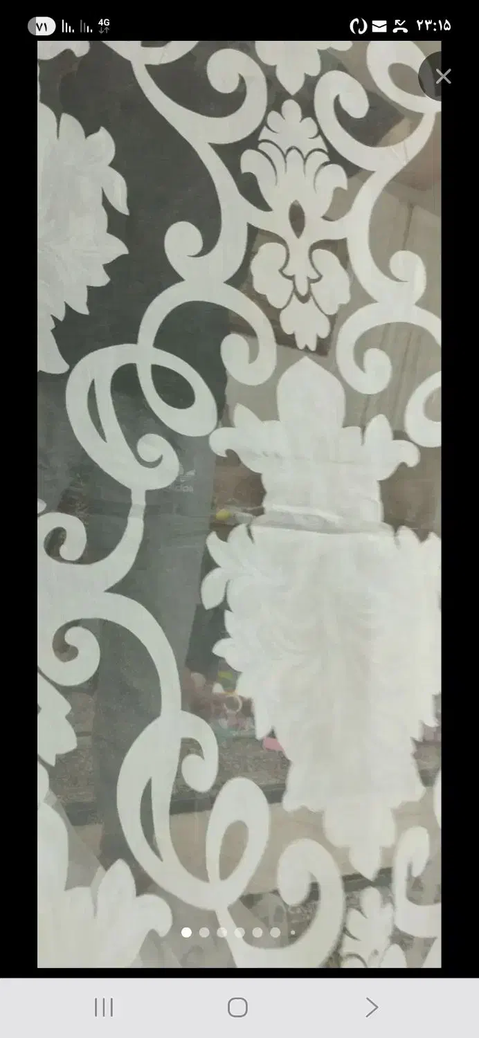 پارچه پرده حریر طرحدار|پرده، رانر، رومیزی|تهران, جهاد|دیوار