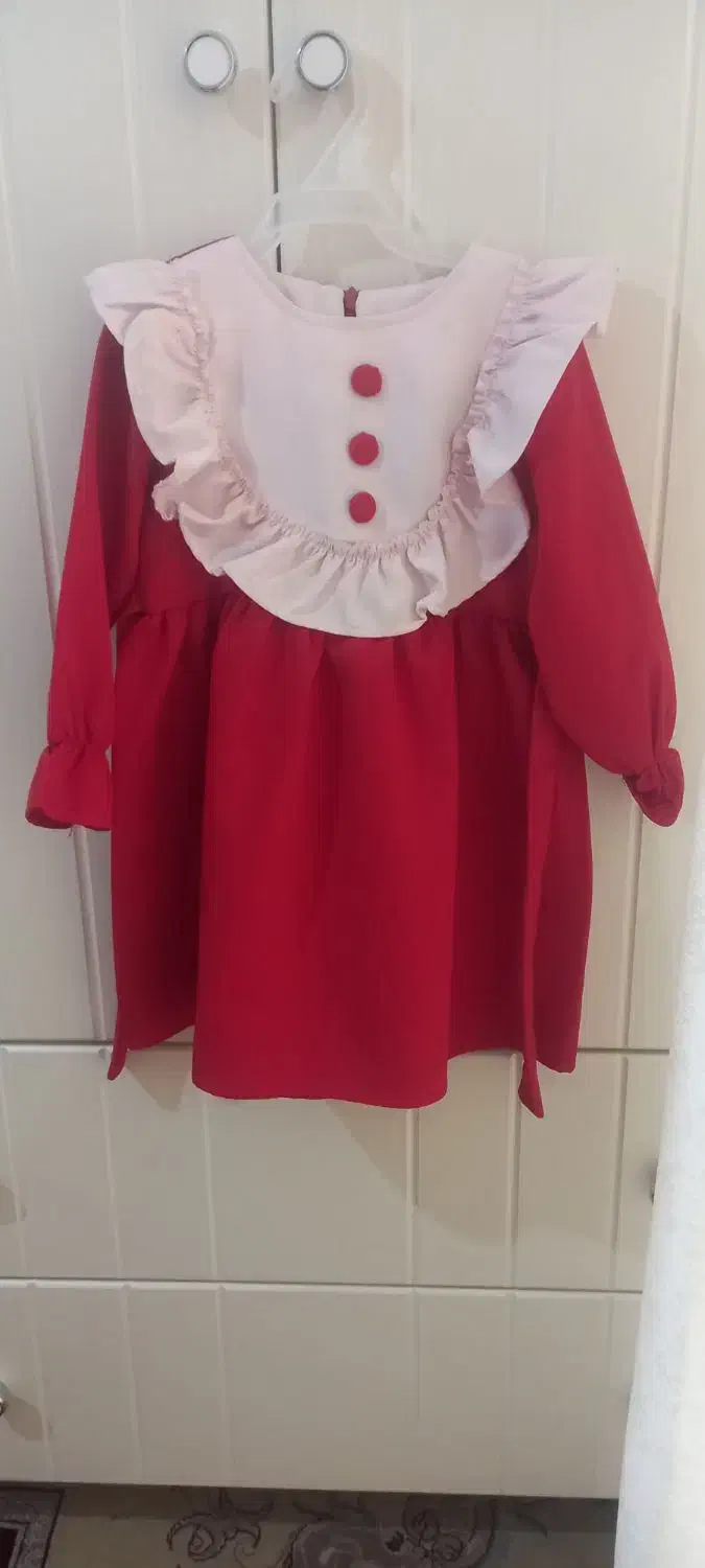 لباس یلدایی ست خواهرانه|کفش و لباس بچه|مشهد, تربیت (صدف)|دیوار