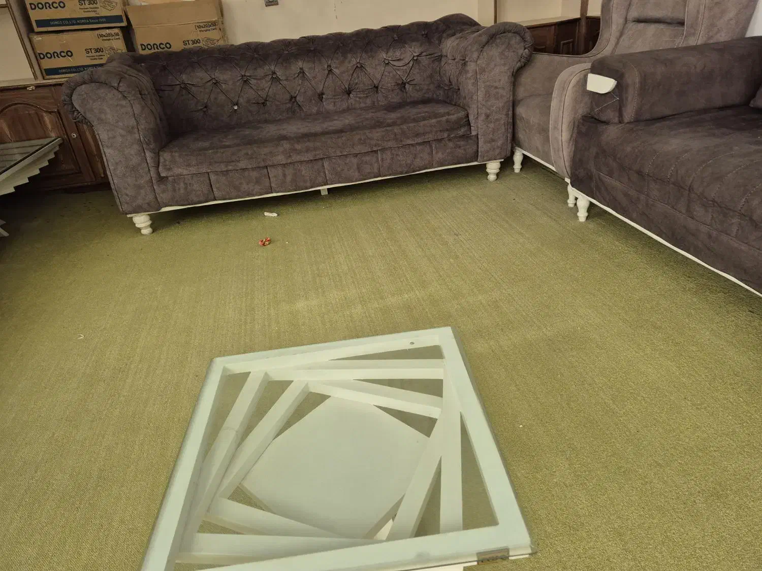 مبل راحتی وجلومبلی|مبلمان خانگی و میز عسلی|مشهد, شهرک لشکر (شهرک غرب)|دیوار