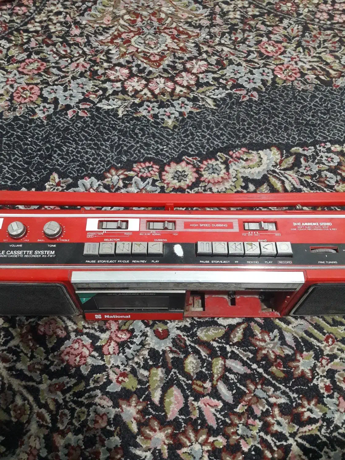 رادیو ضبط ناسیونال|کلکسیون اشیاء عتیقه|کرمان, |دیوار