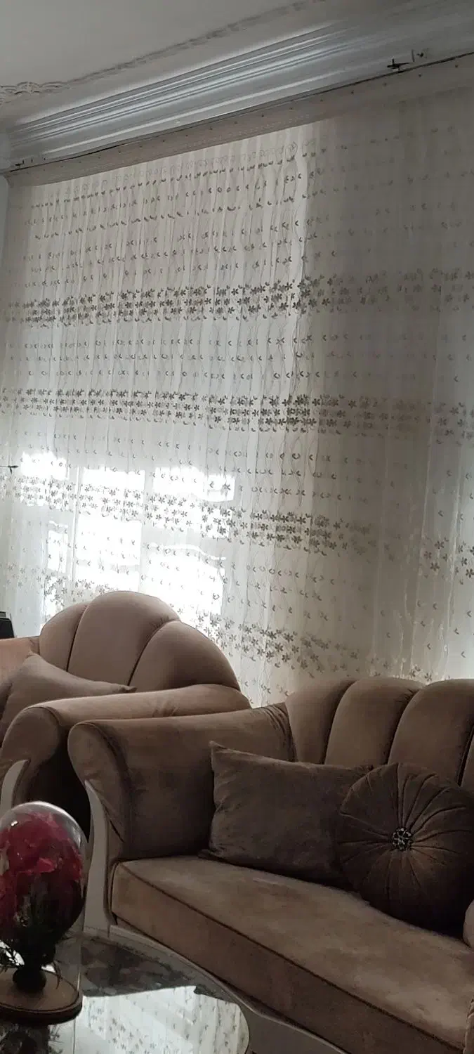 پرده توری ۹و۱۲متری با زیرپرده ۳میلیون|پرده، رانر، رومیزی|خوی, |دیوار