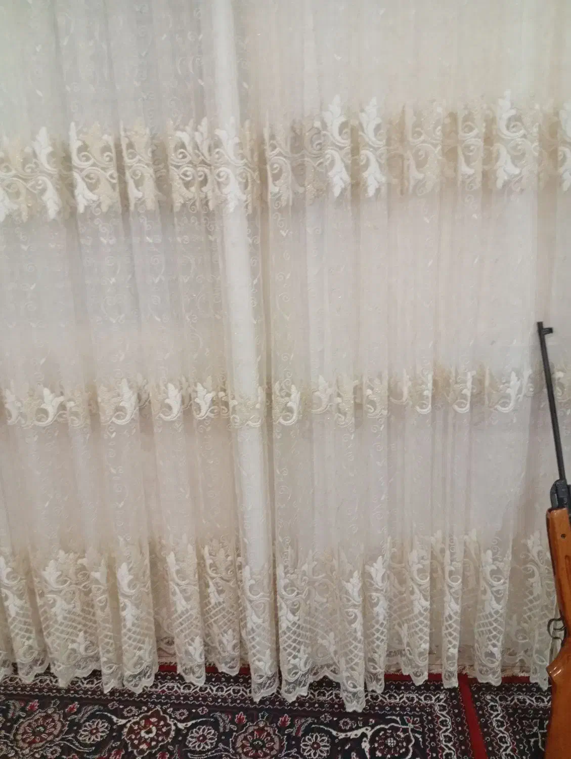 پرده 4/5متر|پرده، رانر، رومیزی|اشترینان, |دیوار