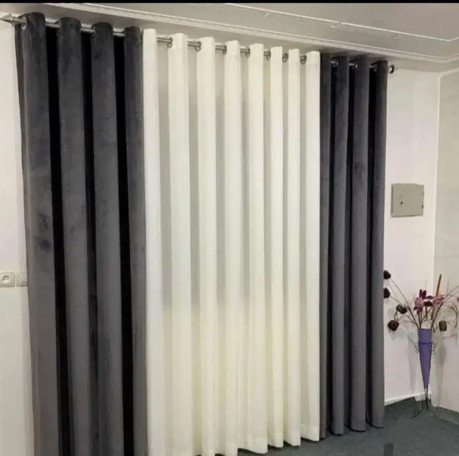 پرده ضخیم بدون نیاز به زیر پرده|پرده، رانر، رومیزی|تهران, عبدل‌آباد|دیوار