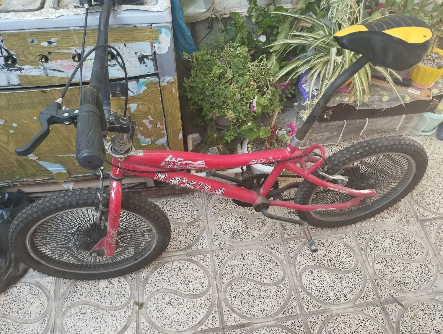 دوچرخه ماکسیما Fire قرمز، سالم و آماده|دوچرخه، اسکیت، اسکوتر|شهریار, شهرک نماز (دینار آباد)|دیوار