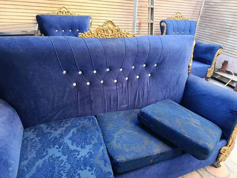 مبل ۷نفره دست دوم|مبلمان خانگی و میز عسلی|بندرعباس, |دیوار