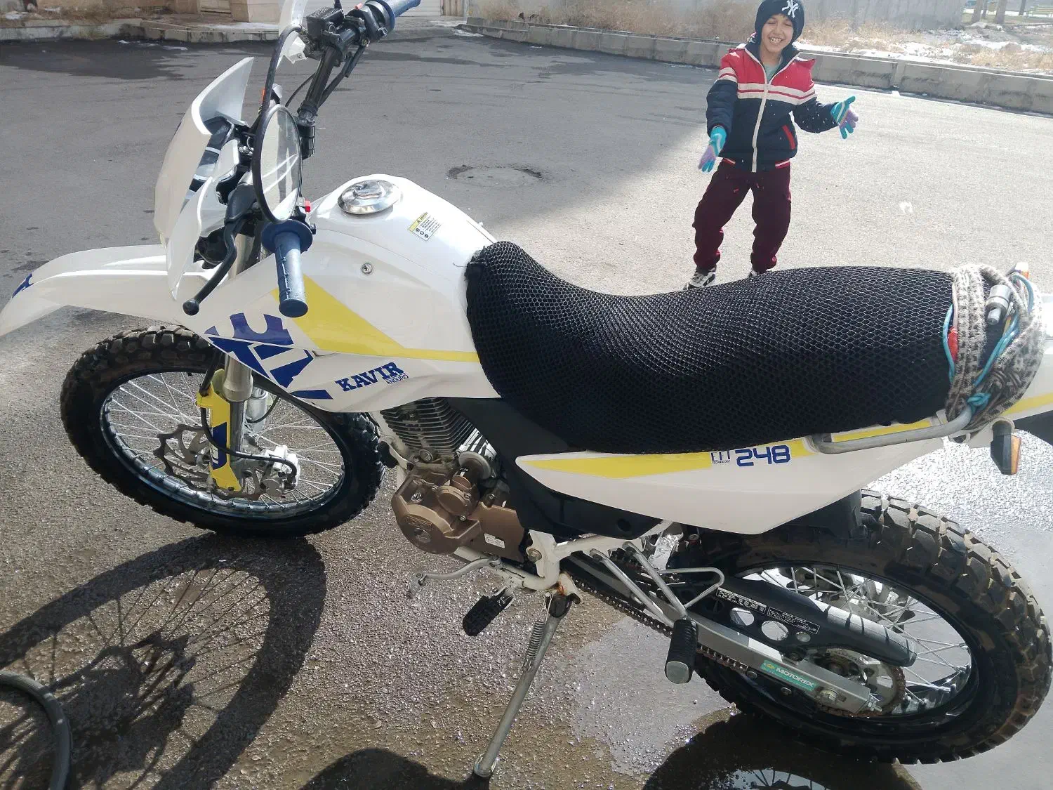 موتور تریل t2 خیلی تمیز|موتورسیکلت|هشتگرد, مدرس|دیوار