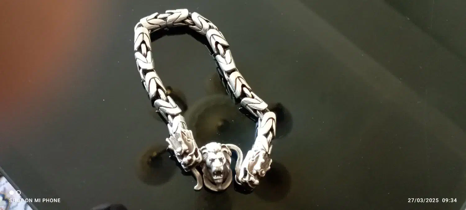 دستبند نقره کاردست|جواهرات|محمدشهر, شهرک پیام (مهرالبرز)|دیوار