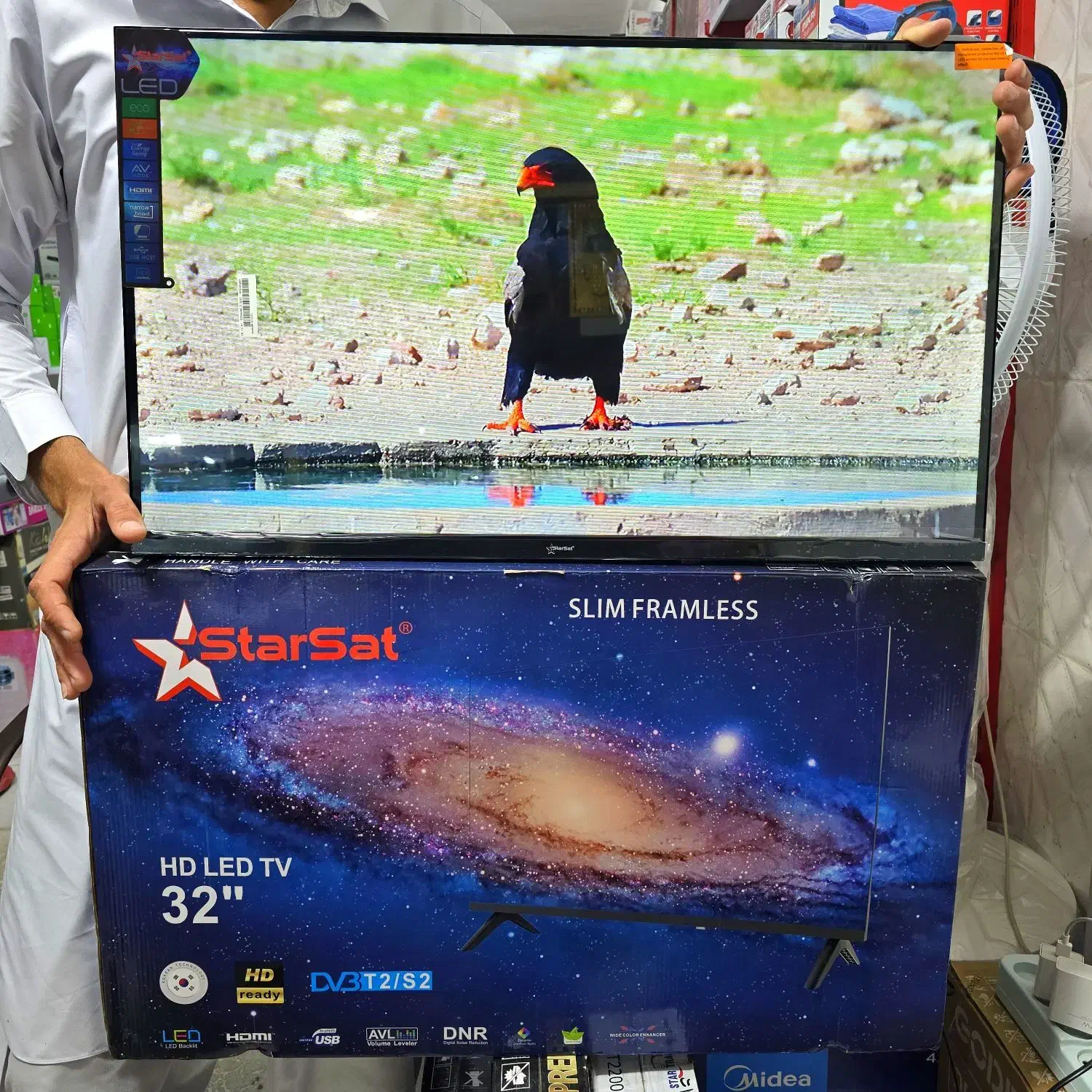 ال ای دی 32 اینچ Star-sat کره اصل آکبند سری ۲۰۲۵|تلویزیون و پروژکتور|چابهار, |دیوار