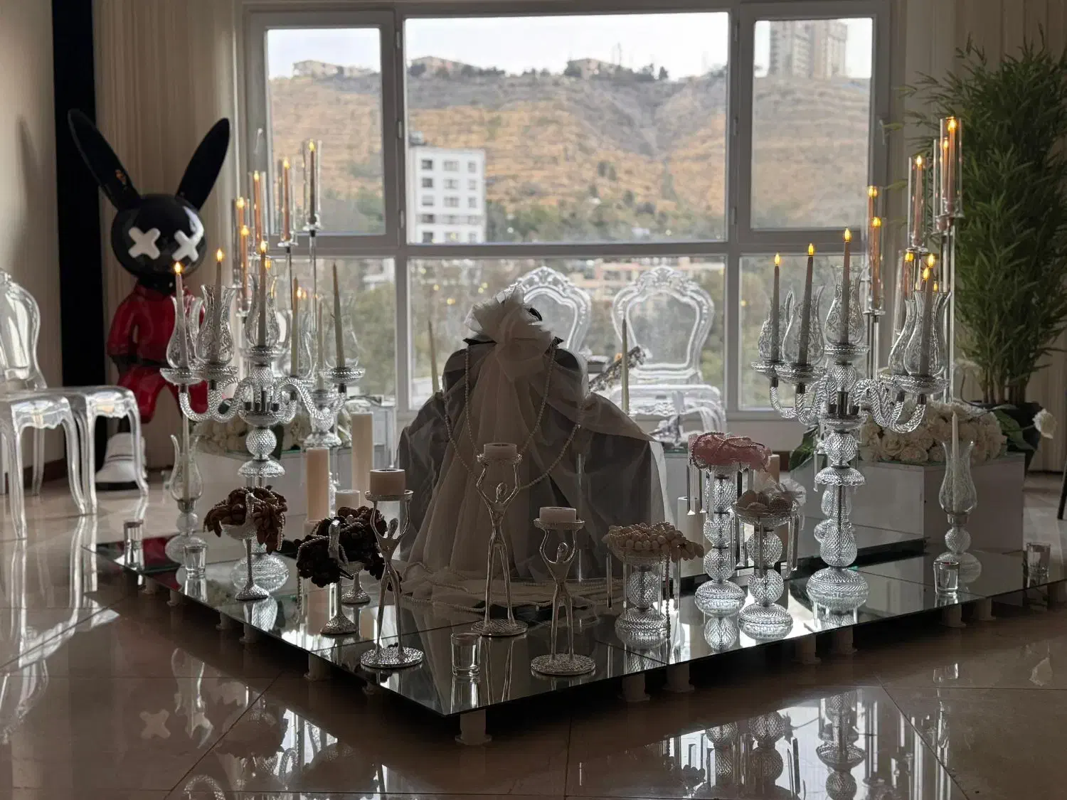 اجاره سفره عقد شیک و اقساطی با گل آرایی رایگان|خدمات پذیرایی، مراسم|تهران, الهیه|دیوار