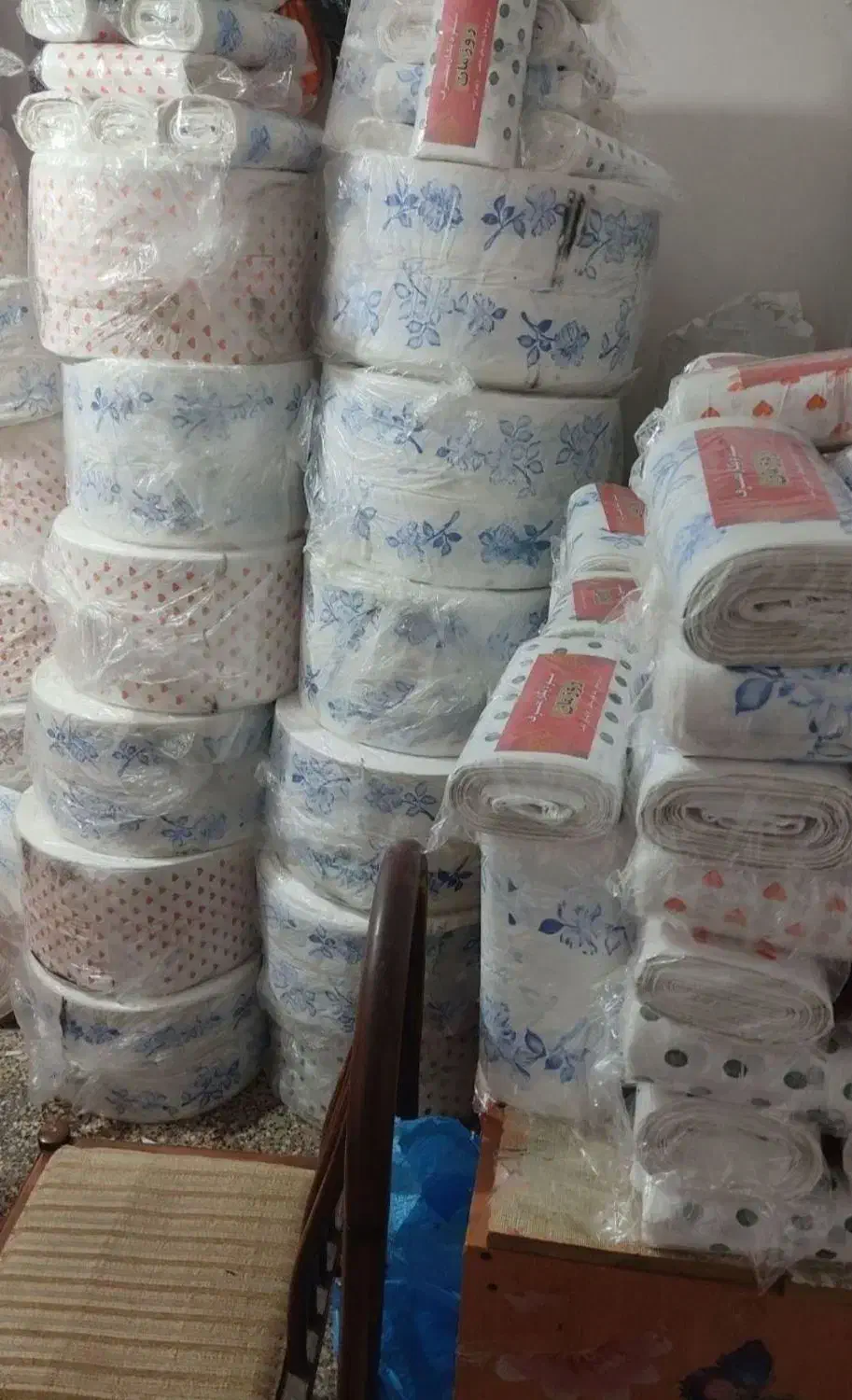 فروش عمده وتک سفره وکیسه فریزر|سفره، حوله، دستمال آشپزخانه|دورود, |دیوار