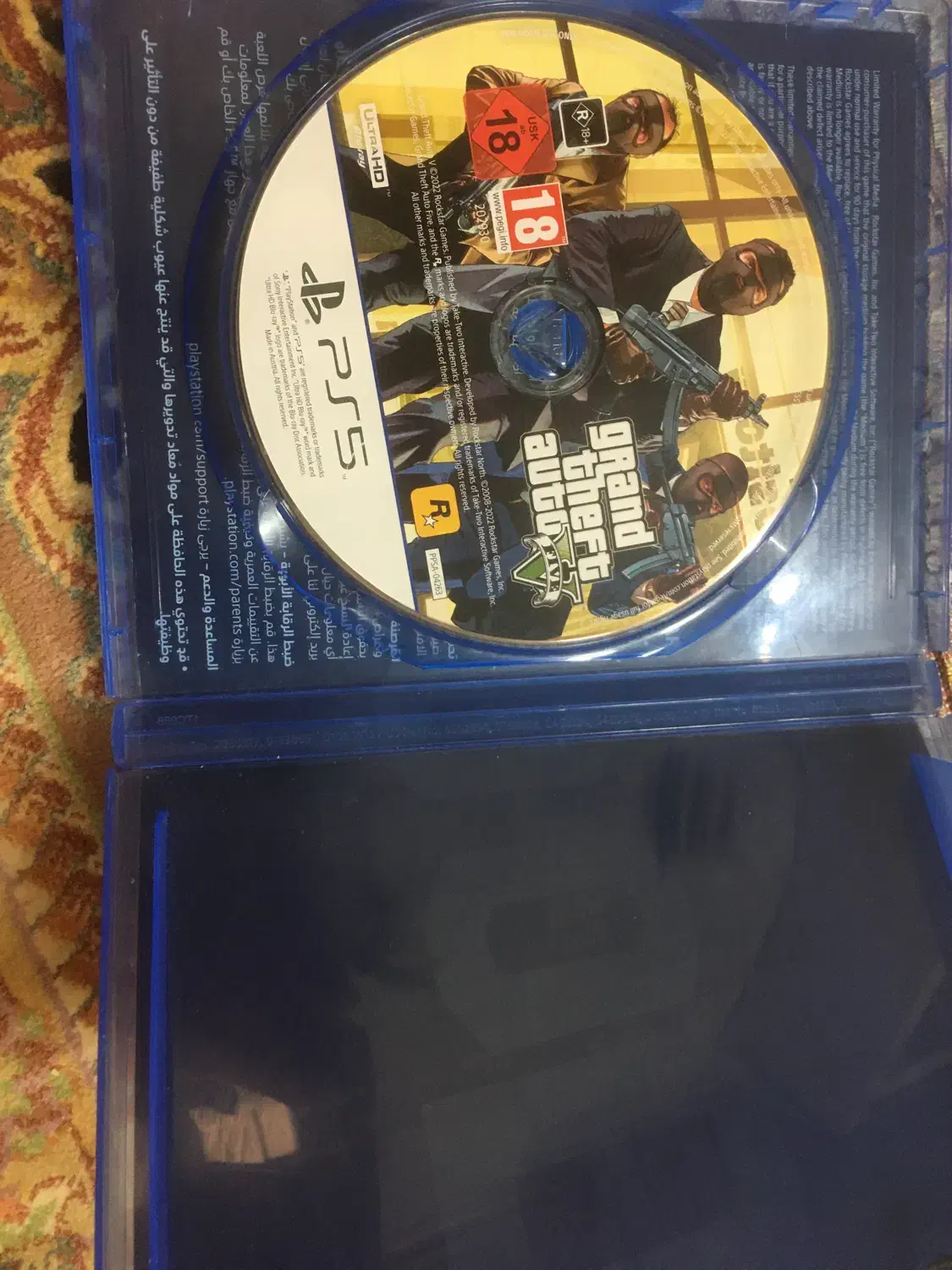 دیسک ps5 جی تی ای وی و اساسین کرید والحالا|کنسول، بازی ویدئویی و آنلاین|تهران, حکیمیه|دیوار