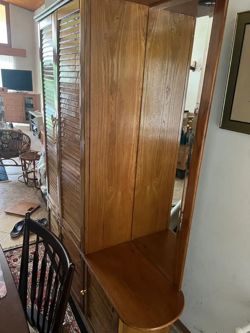 کمد لباس و جاکفشی آینه و چراغ دار|جاکفشی، کمد، دراور|آمل, |دیوار