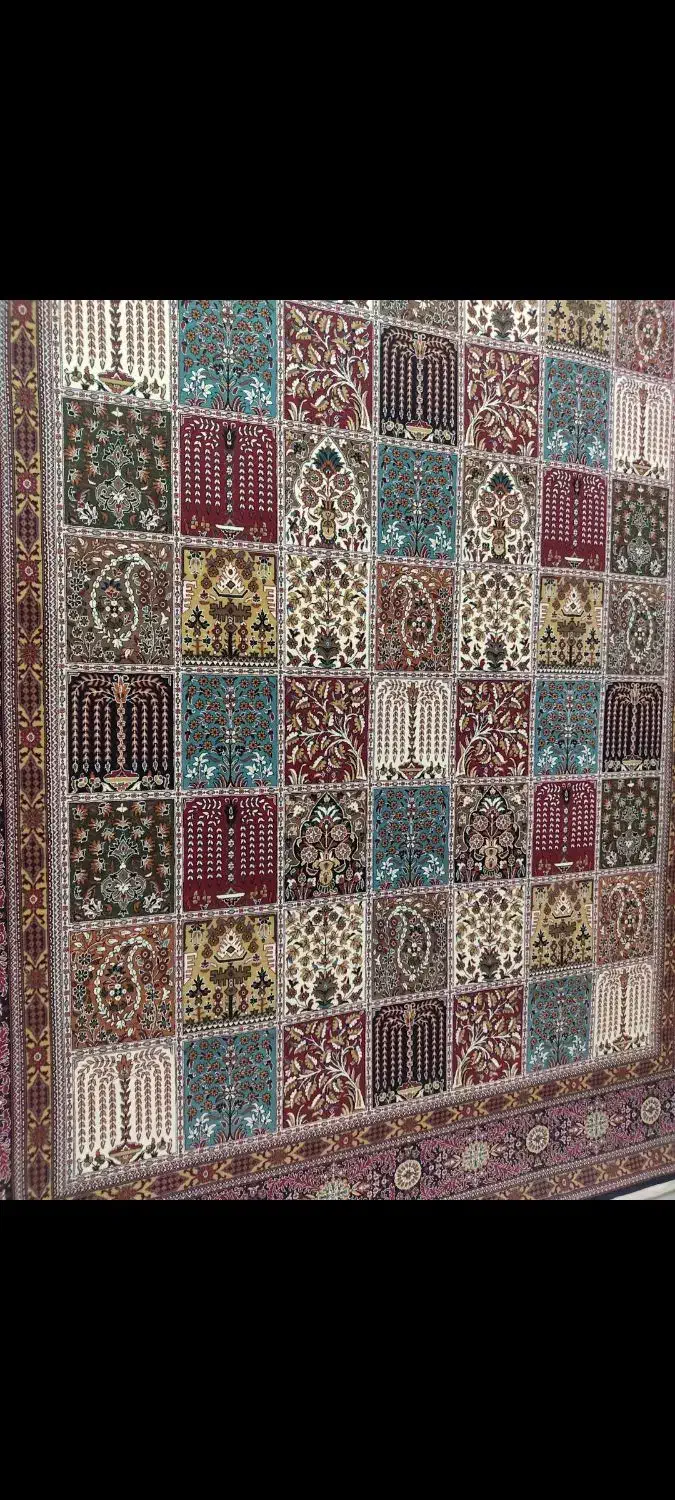 جفت فرش ۹ متری و دوتا کناره سه متری و دومتری|فرش|فولادشهر, B6|دیوار