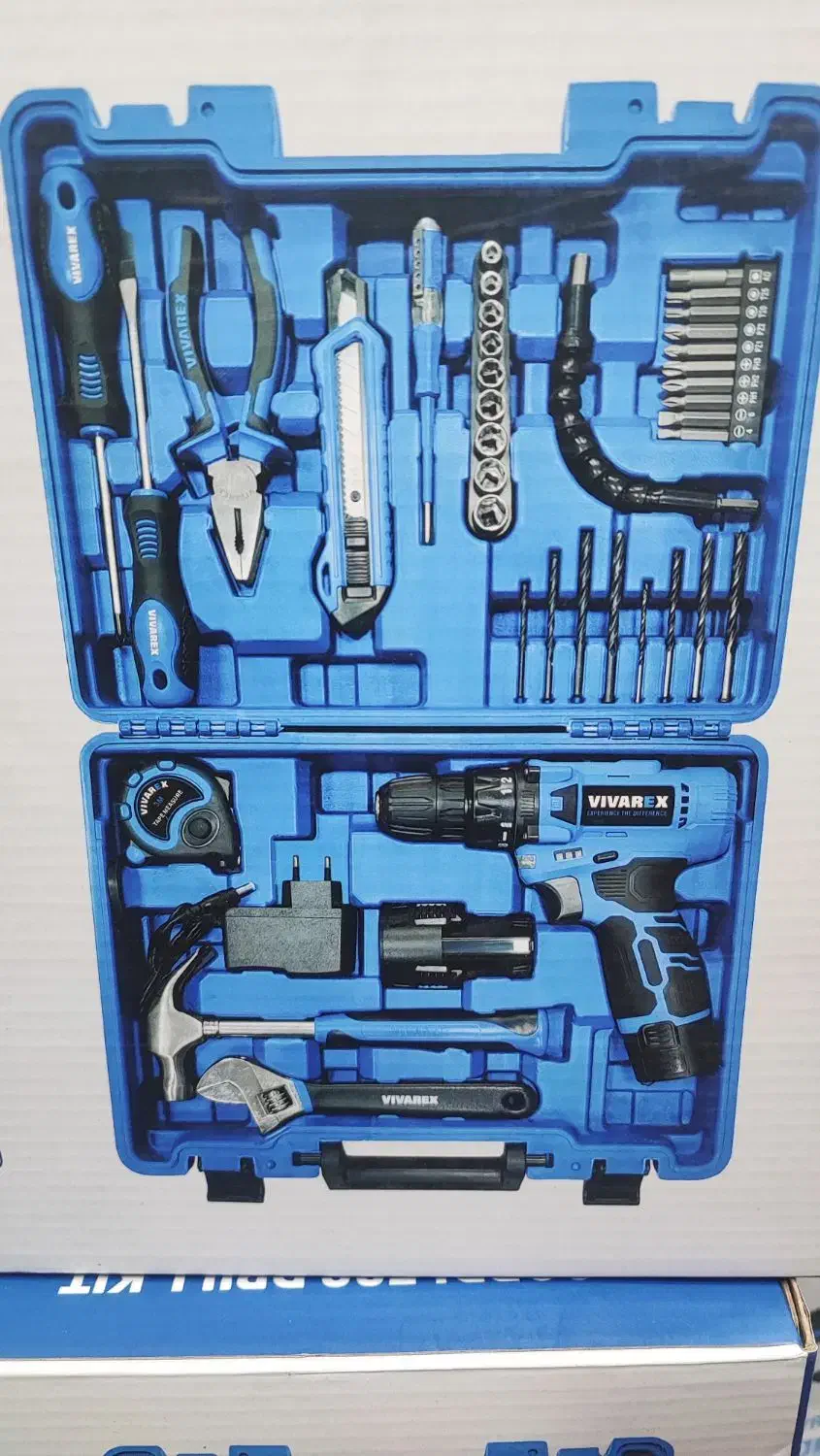 دریل شارژی همراه با ابزار کاربردی در ابزار سناتور|ابزارآلات|اصفهان, کشاورزی|دیوار