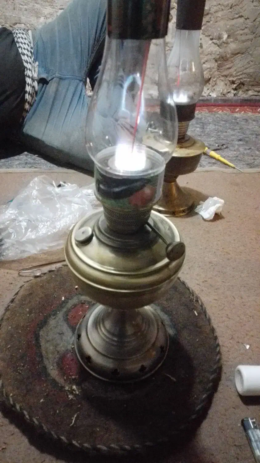 لمپارد آبی سوز عقاب نشان رنگ طلایی|کلکسیون اشیاء عتیقه|فاضل آباد, |دیوار