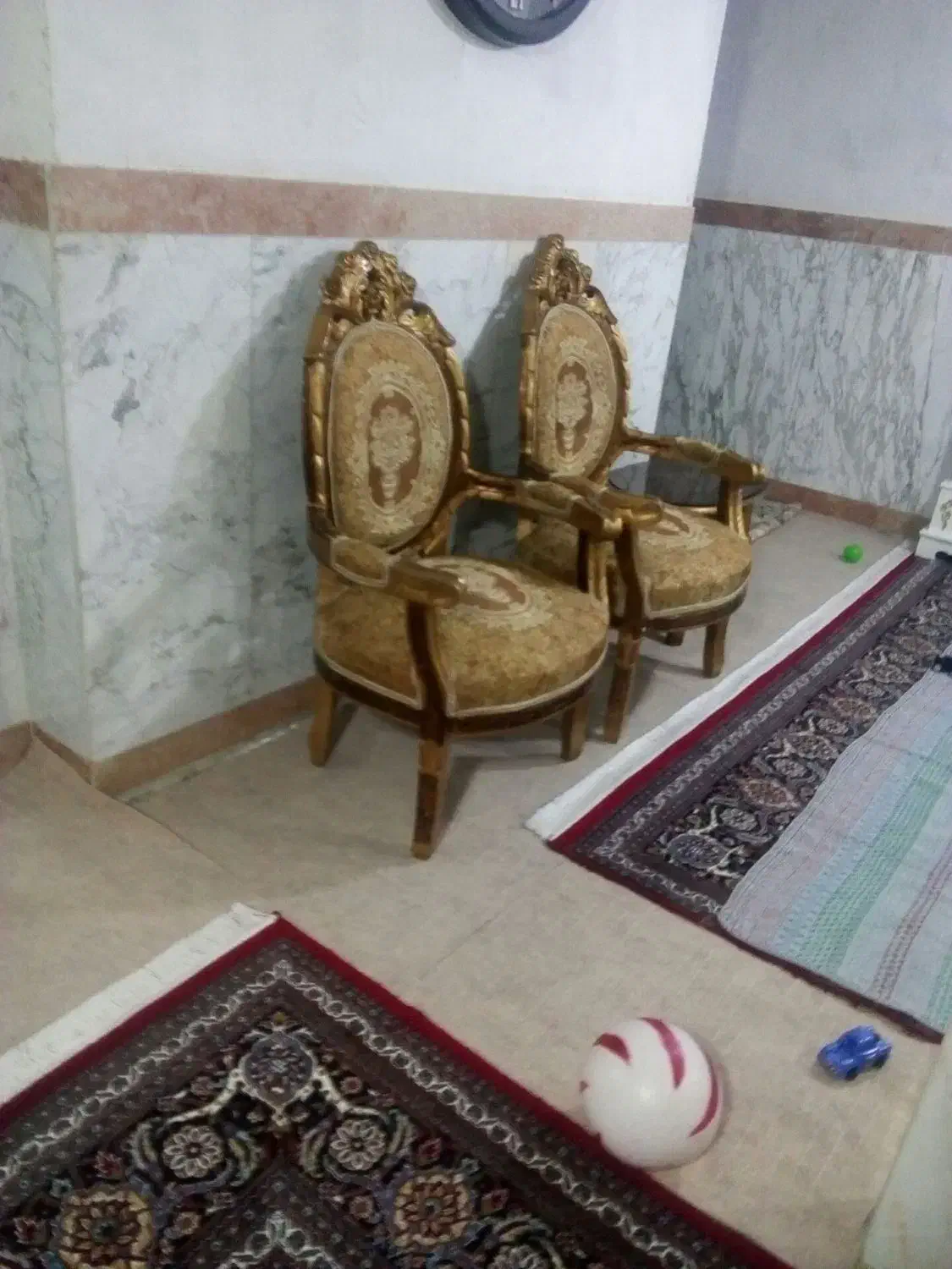 مبل سلطنتی کارکرده|مبلمان خانگی و میز عسلی|جوانرود, |دیوار