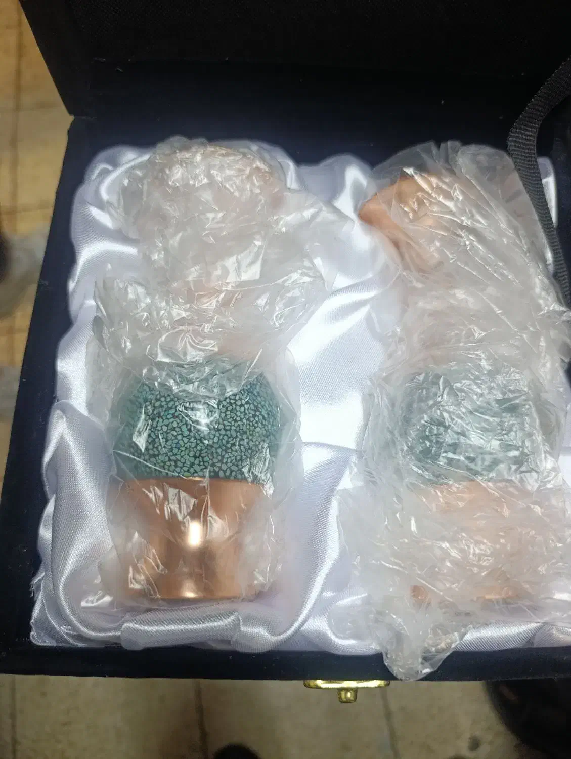 گلدان فیروزه کاری مس اصل|صنایع دستی و سایر لوازم تزئینی|مشهد, شهرک صنعتی توس|دیوار