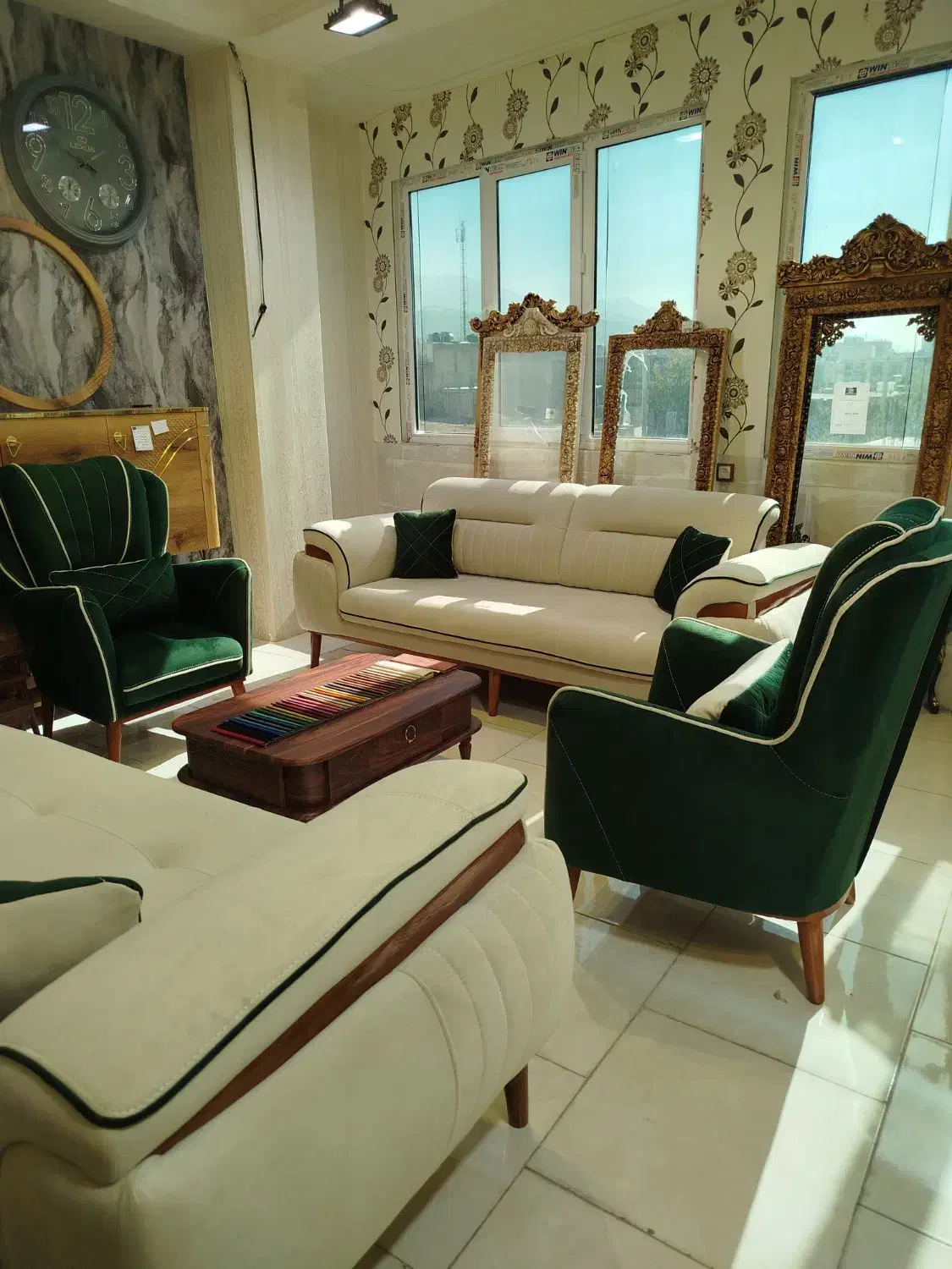 مبل سوفیا ۸نفره زرکالا|مبلمان خانگی و میز عسلی|یاسوج, |دیوار