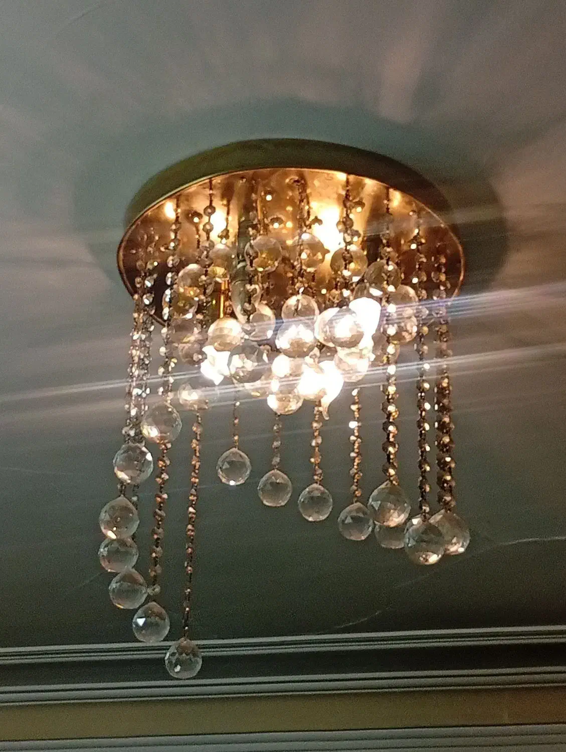 لوستر کریستالی|لوستر و چراغ آویز|مشهد, صیاد شیرازی|دیوار