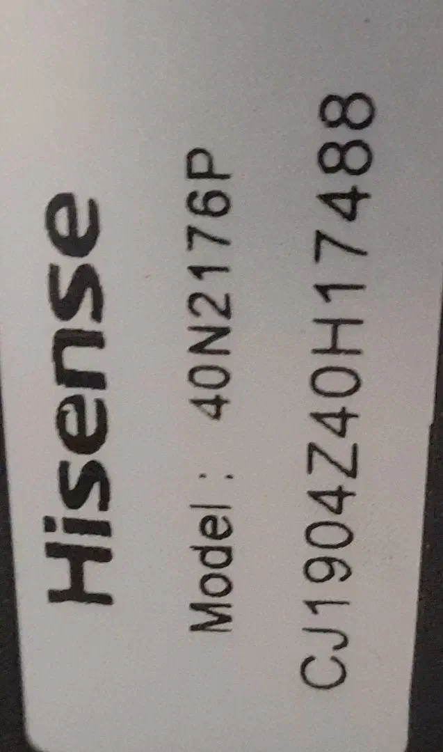 تلویزیون هایسنس ۴۰ اینچ آل سی دی شکسته|تلویزیون و پروژکتور|لاهیجان, بازکیاگوراب|دیوار