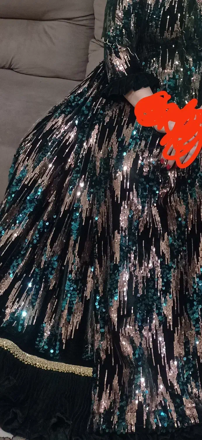 لباس مخمل چین دستی شیک|لباس|یاسوج, |دیوار