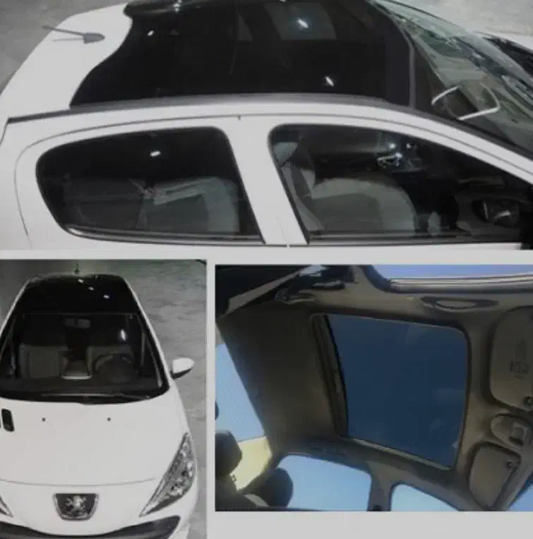 207سقف شیشه قالپاق دارای کارت طلایی|خودرو سواری و وانت|کرمانشاه, |دیوار