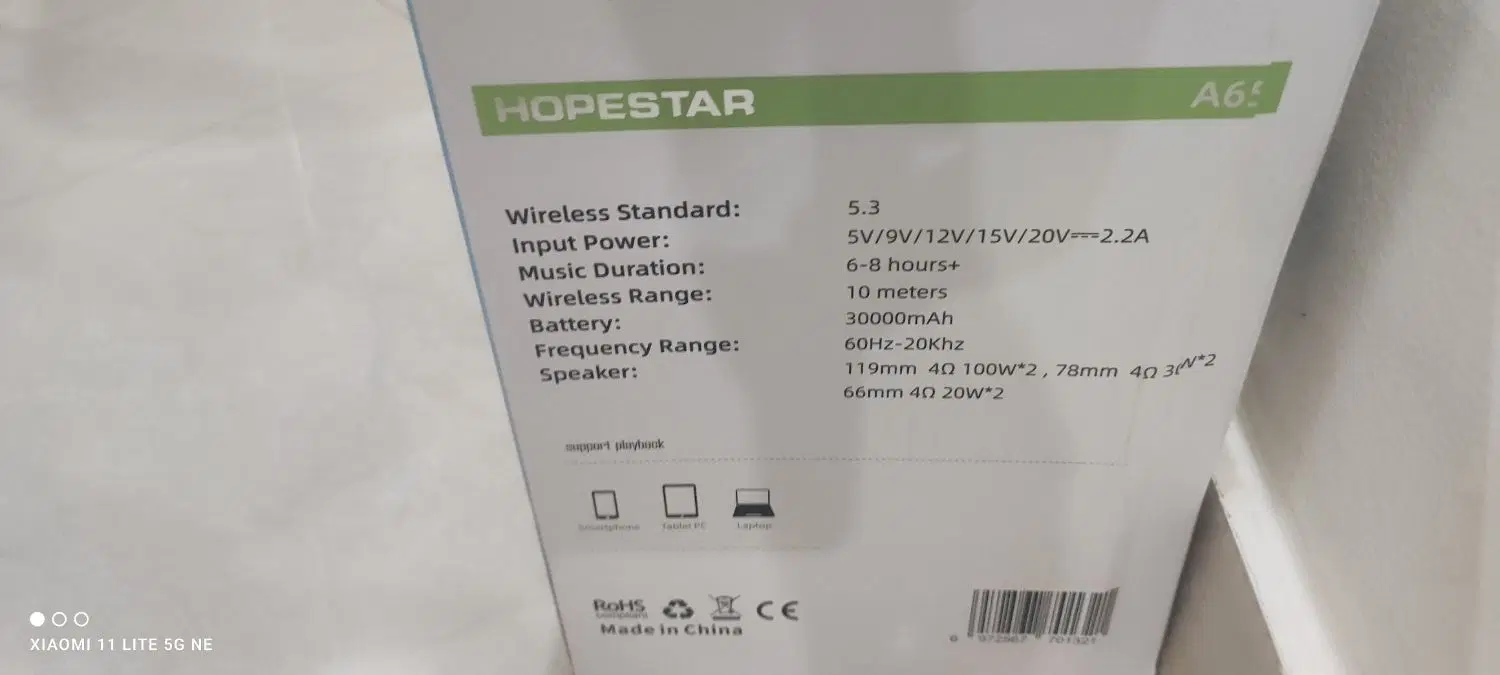 Speaker HOPESTAR A65|سیستم صوتی خانگی|قم, انسجام|دیوار