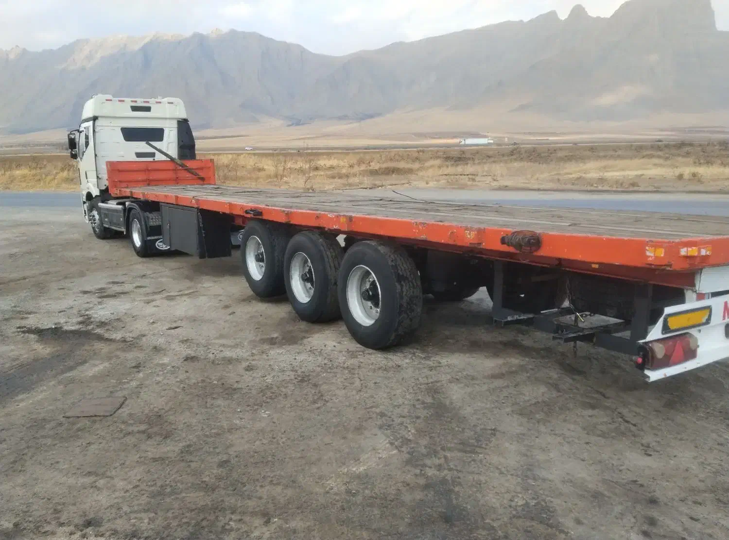 تریلی کفی سه محور|خودرو سنگین|زالیان, |دیوار