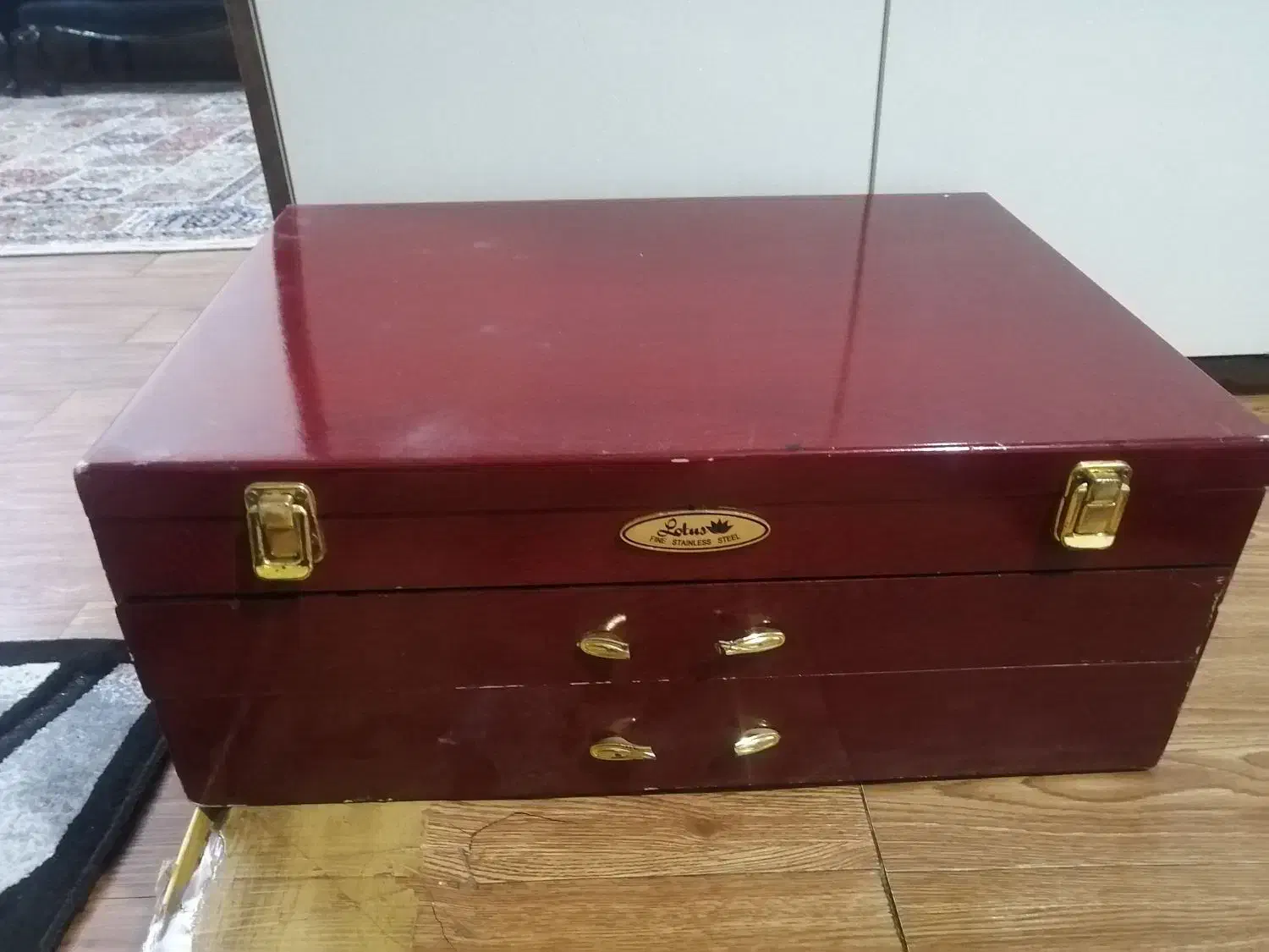 جعبه چوبی  قاشق چنگال|ظروف سرو و پذیرایی|مشهد, شهرک رازی (شهرک غرب)|دیوار