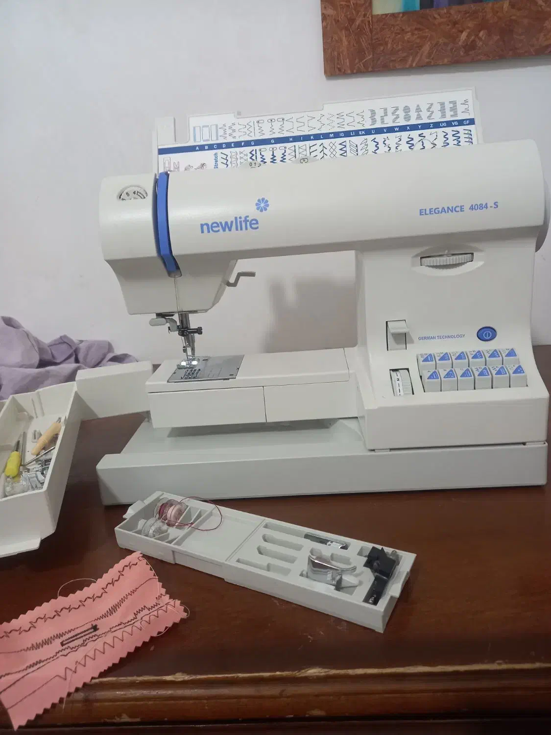 چرخ خیاطی نیولایف|چرخ خیاطی و ریسندگی|پیر بکران, |دیوار