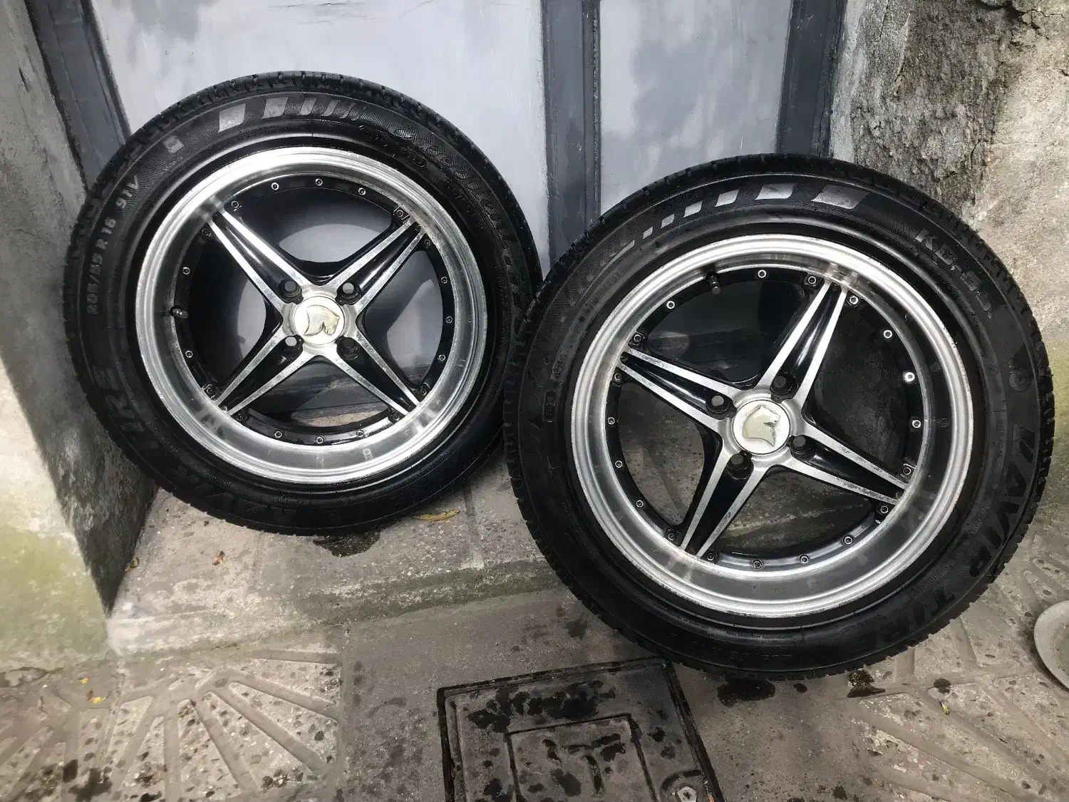 رینگ سایز ۱۶ لاستیک ۲۵|قطعات یدکی و لوازم جانبی|رشت, سیا اسطلخ|دیوار